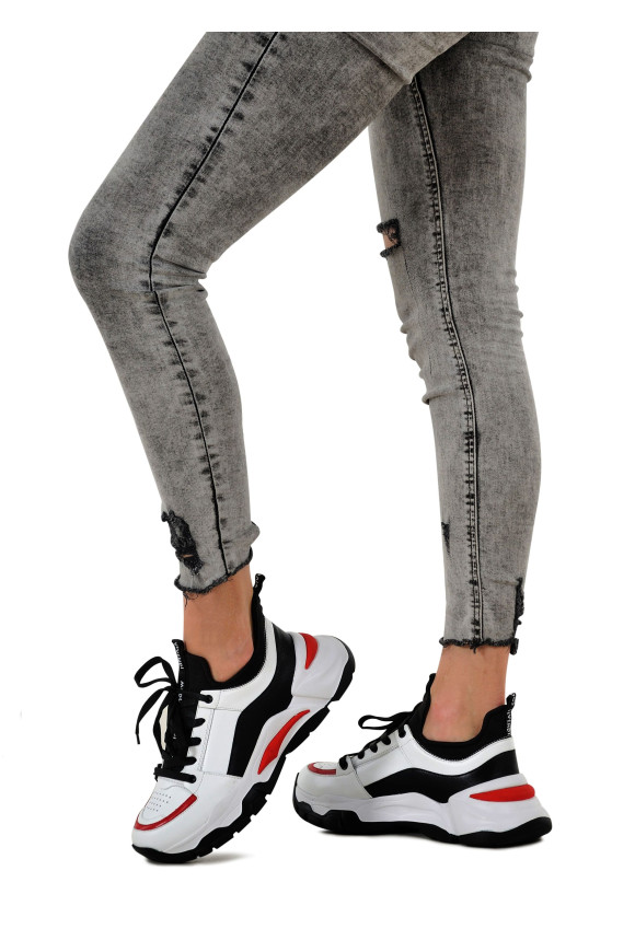 571355 Кожаные кроссовки casual
