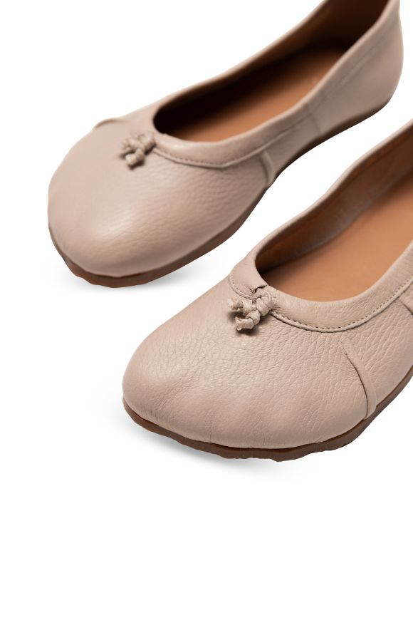 041036  БАЛЕТКИ BAREFOOT cappuccino