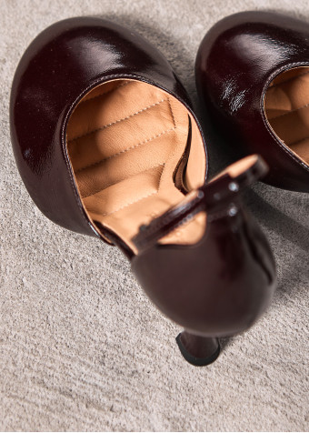 085101 Туфлі Drop Bordo