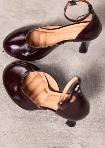 085101 Туфлі Drop Bordo