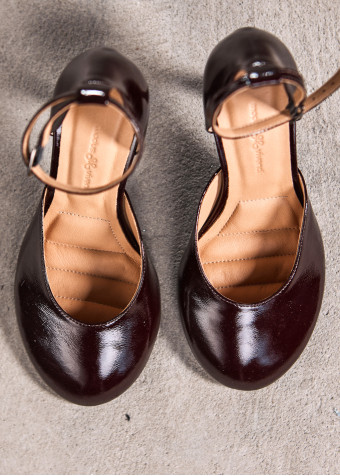 085101 Туфлі Drop Bordo