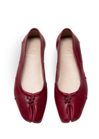 859301 табі балетки burgundy